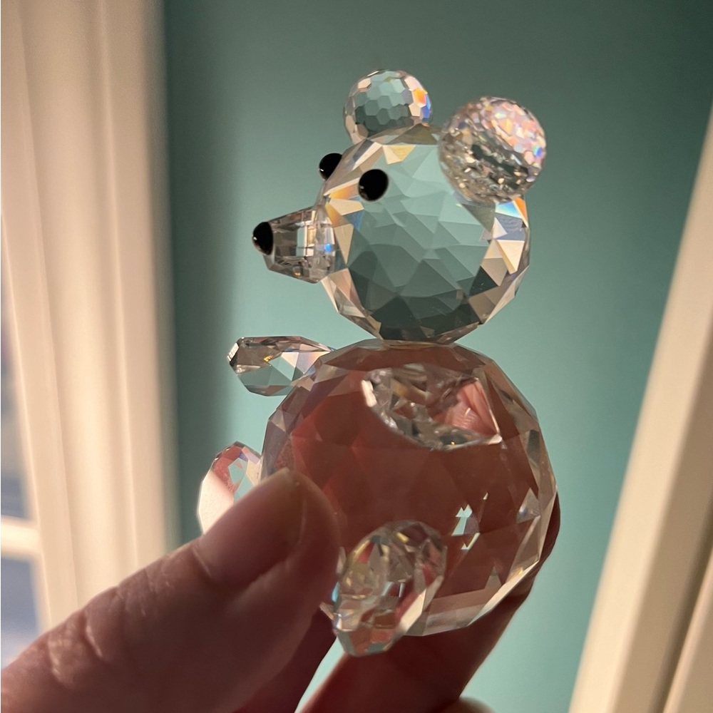 Swarovski Retired Crystal Teddy Bear 3”H x 2”W (Larger Size) - Picture 6 of 9